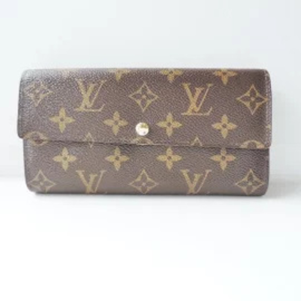 LOUIS VUITTON Portefeuille Sarah Long Wallet Monogram Canvas